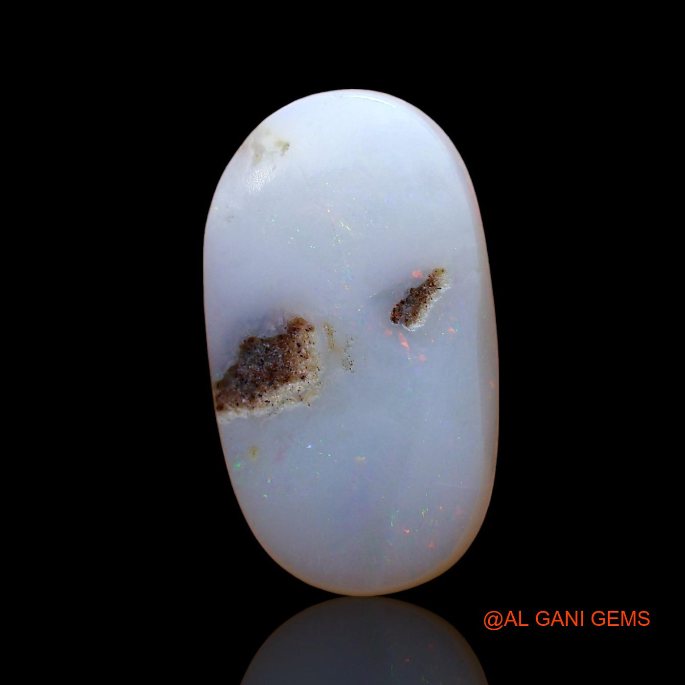 2.00 Cts Natural Australian Fire Opal Oval Cabochon Loose Gemstone For Jewelry 14x8x2 mm AE-145