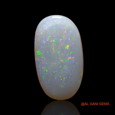 Natural Fire Opal Gemstone 2.00 Cts Loose Oval Cabochon From Australia 15x8x2 mm AE-146
