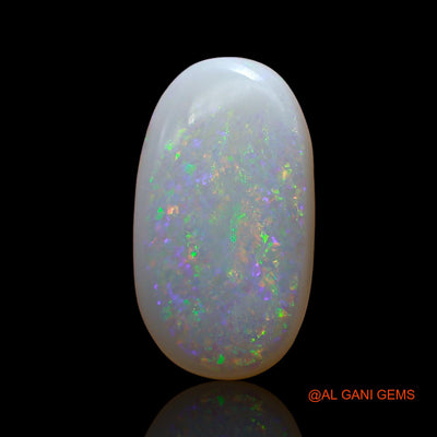 Natural Fire Opal Gemstone 2.00 Cts Loose Oval Cabochon From Australia 15x8x2 mm AE-146