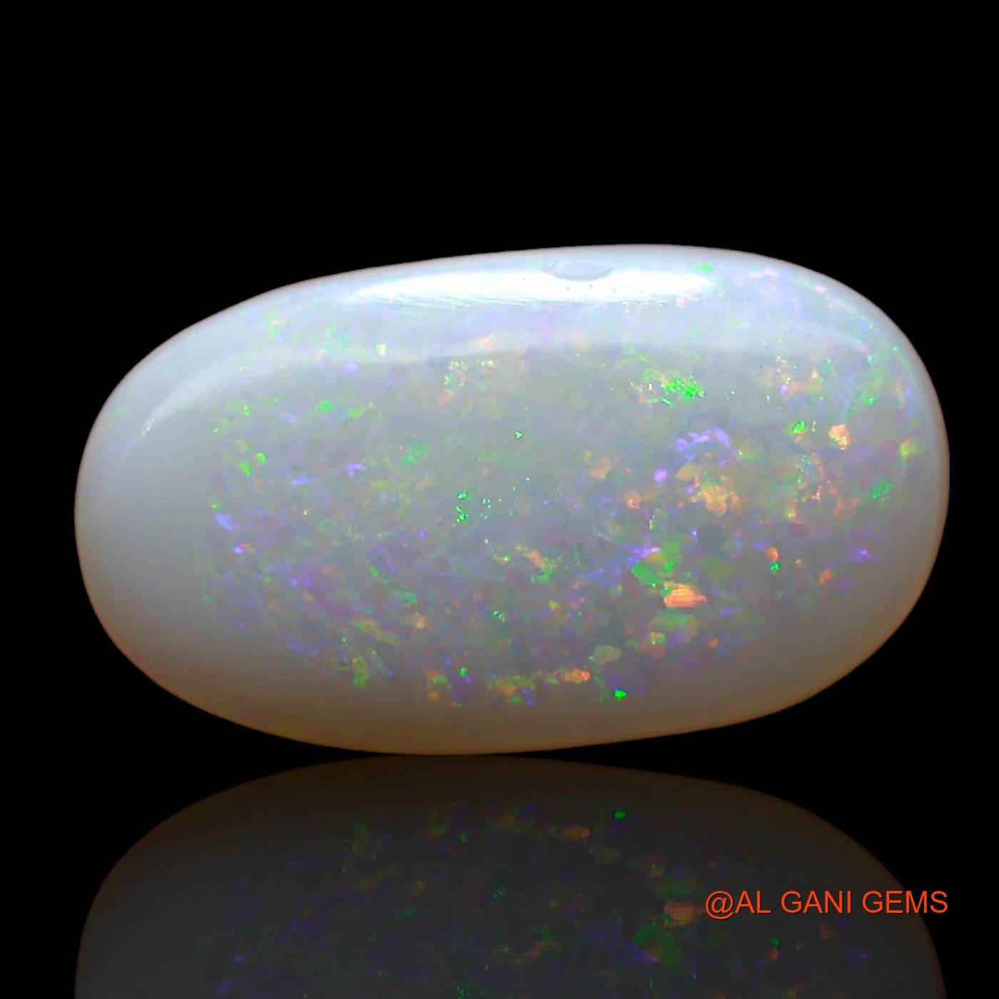 Natural Fire Opal Gemstone 2.00 Cts Loose Oval Cabochon From Australia 15x8x2 mm AE-146