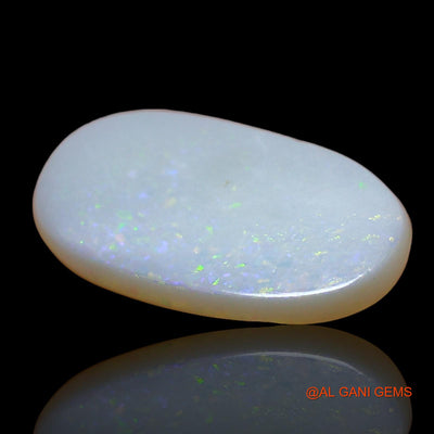 Natural Fire Opal Gemstone 2.00 Cts Loose Oval Cabochon From Australia 15x8x2 mm AE-146