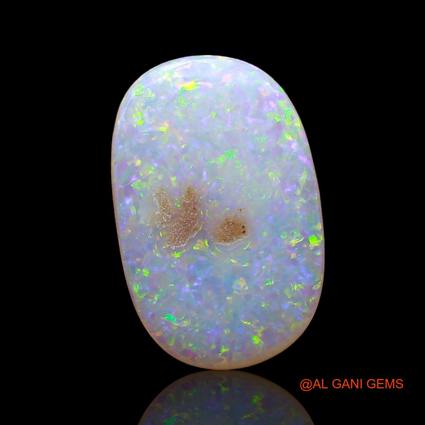 2.00 Cts Natural Australian Fire Opal Loose Gemstone Oval Cabochon 14x9x3 mm AE-147
