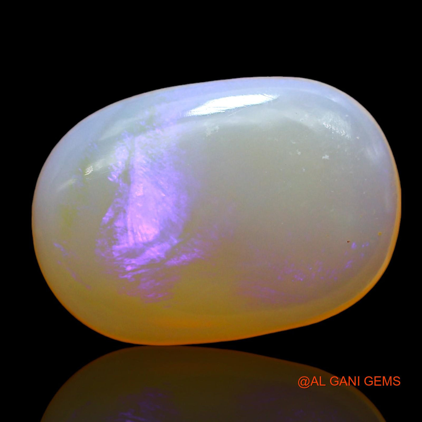 Natural Fire Opal Gemstone 3.00 Cts Loose Fancy Cabochon From Australia 14x10x3 mm AE-149