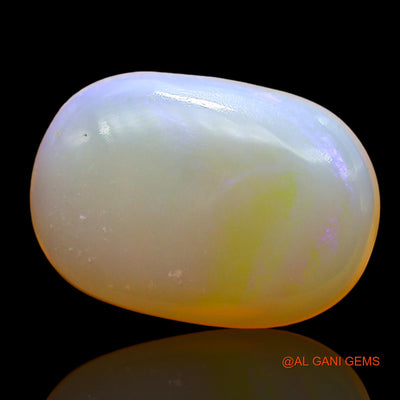 Natural Fire Opal Gemstone 3.00 Cts Loose Fancy Cabochon From Australia 14x10x3 mm AE-149