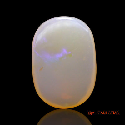 Natural Fire Opal Gemstone 3.00 Cts Loose Fancy Cabochon From Australia 14x10x3 mm AE-149