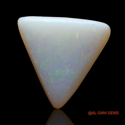 2.00 Cts Natural Australian Fire Opal Loose Gemstone Trillion Cabochon 12x11x3 mm AE-156