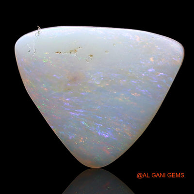 2.00 Cts Unheated Australian Fire Opal Loose Gemstone Trillion Cabochon Natural 13x10x2 mm AE-157