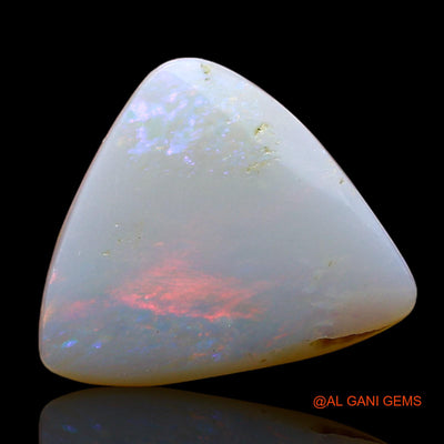 2.00 Cts Unheated Australian Fire Opal Loose Gemstone Trillion Cabochon Natural 13x10x2 mm AE-157
