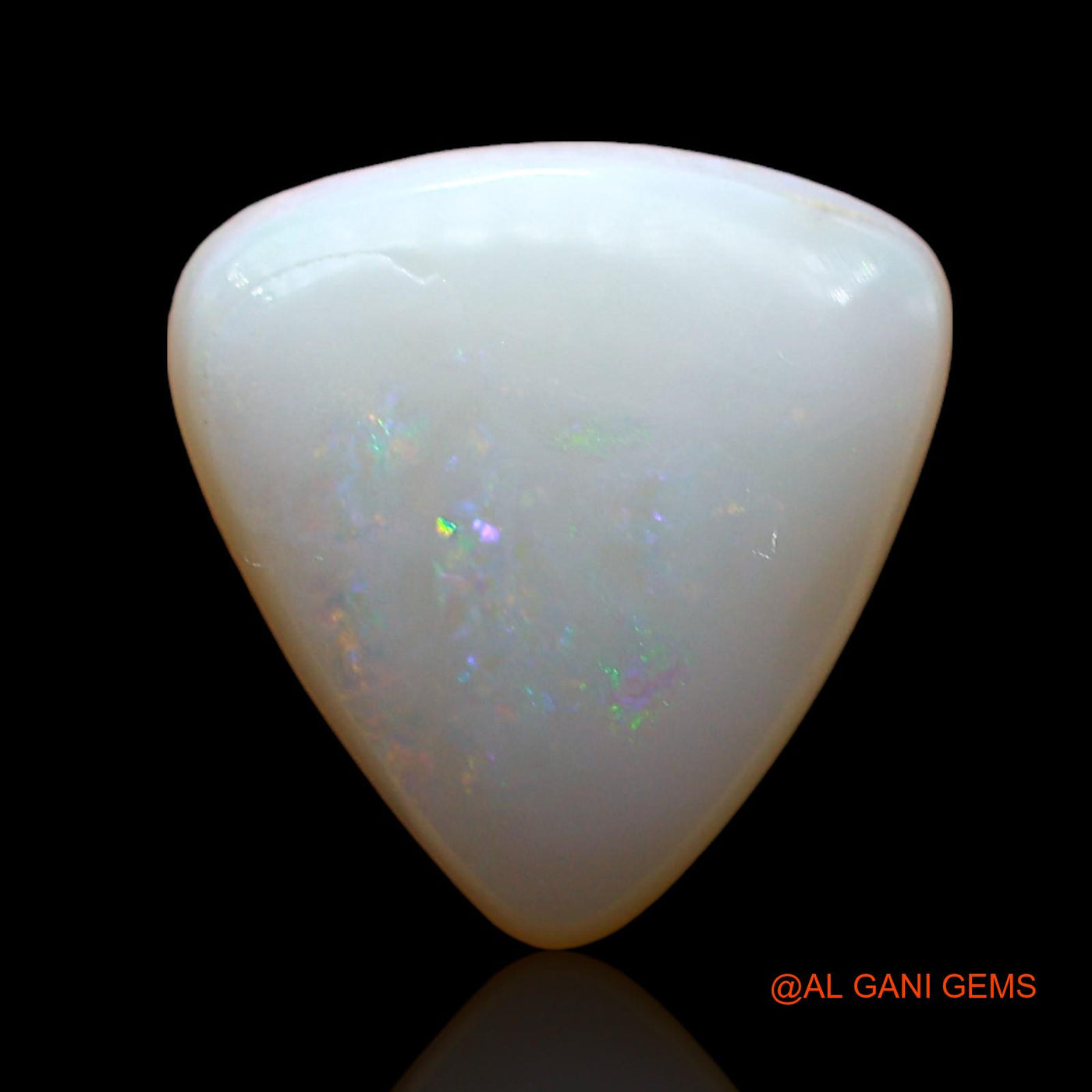 3.00 Cts Natural Australian Fire Opal Loose Gemstone Trillion Cabochon 12x11x4 mm AE-159