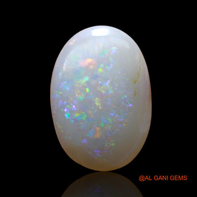 Natural Fire Opal Gemstone 1.00 Cts Loose Oval Cabochon From Australia 13x9x2 mm AE-160