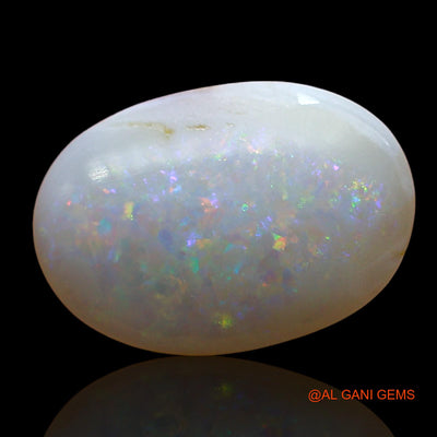 Natural Fire Opal Gemstone 1.00 Cts Loose Oval Cabochon From Australia 13x9x2 mm AE-160