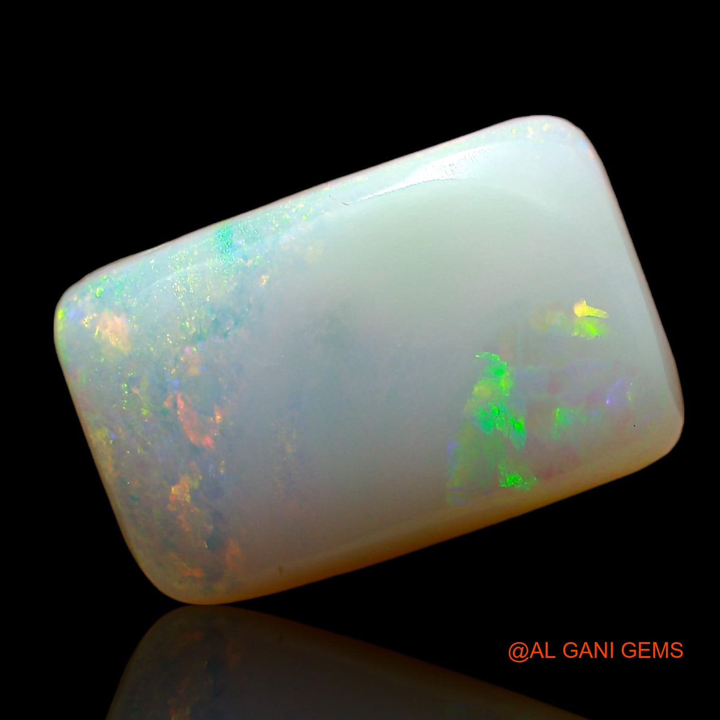 3.00 Cts Natural Australian Fire Opal Loose Gemstone Oval Cabochon 13x8x4 mm AE-161