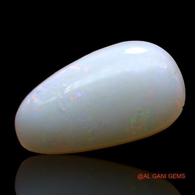 3.00 Cts Natural Australian Fire Opal Loose Gemstone Pear Cabochon 14x8x4 mm AE-162