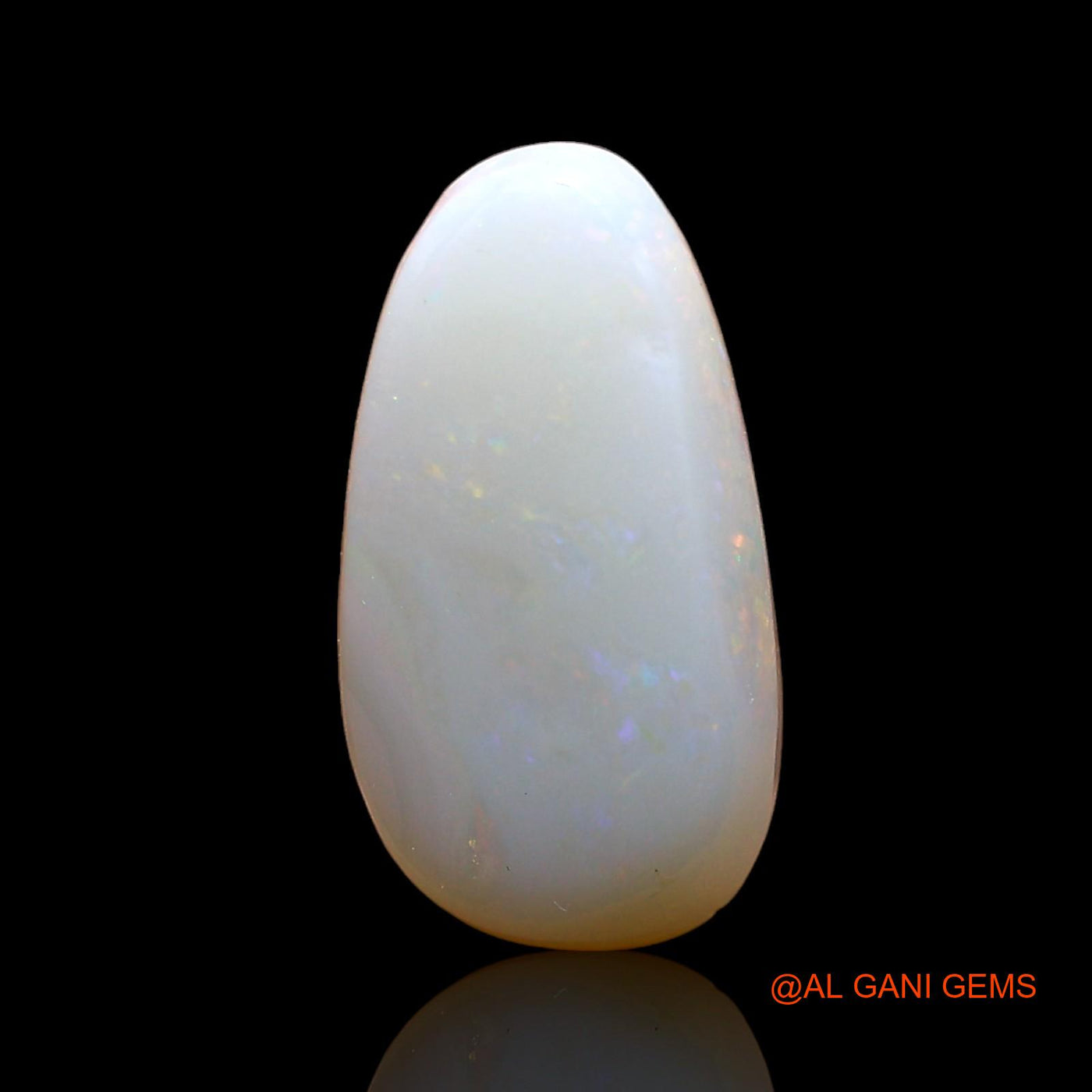 3.00 Cts Natural Australian Fire Opal Loose Gemstone Pear Cabochon 14x8x4 mm AE-162
