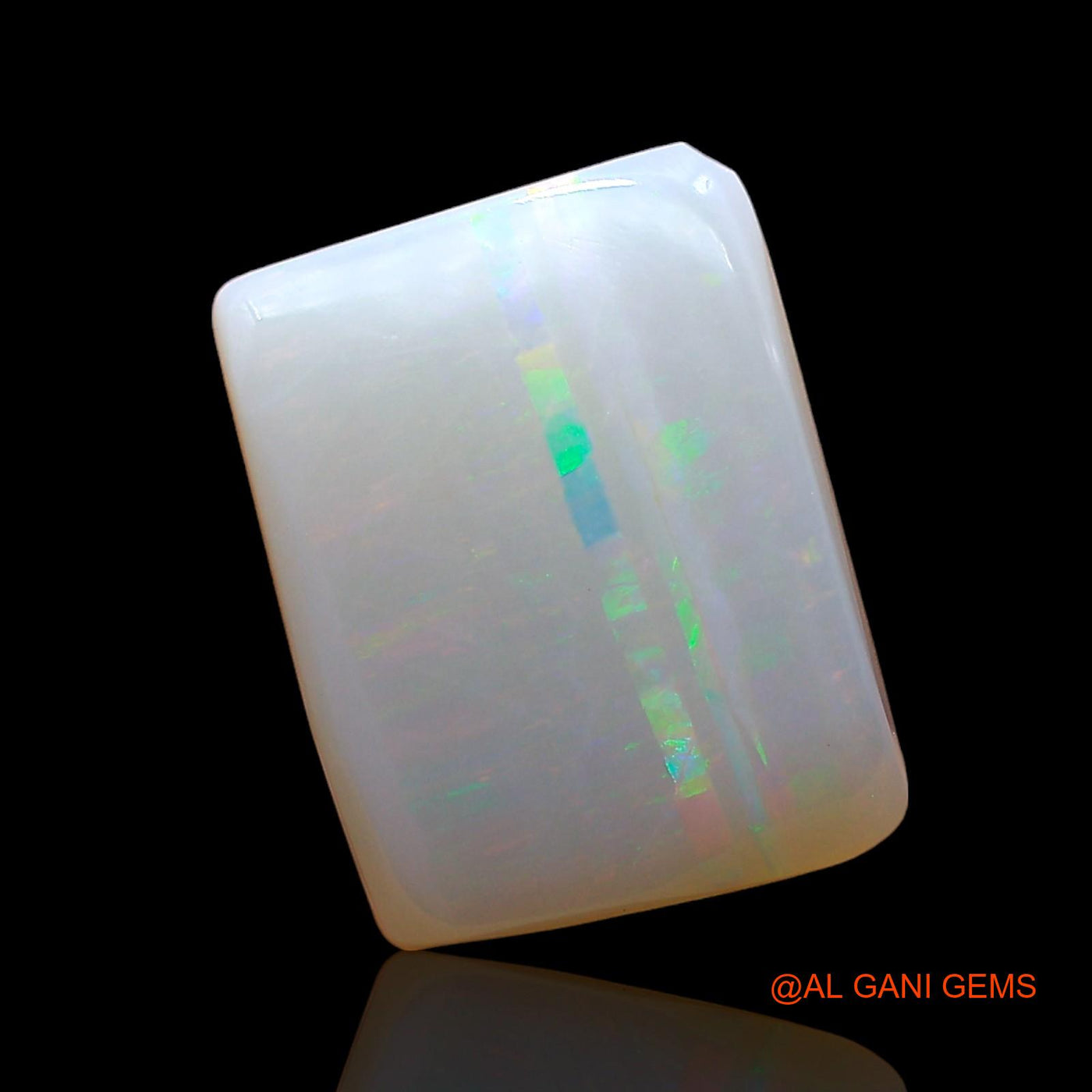 Natural Fire Opal Gemstone 3.00 Cts Loose Square Cabochon From Australia 11x9x3 mm AE-164