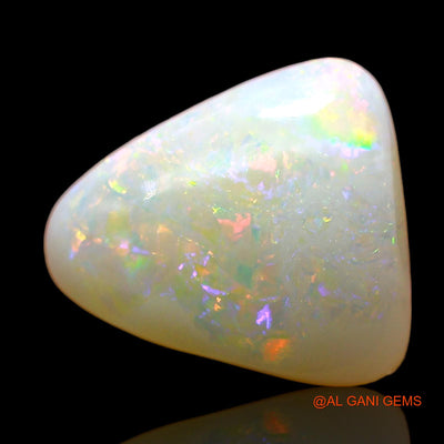 3.00 Cts Natural Australian Fire Opal Trillion Cabochon Loose Gemstone For Jewelry 11x10x4 mm AE-165
