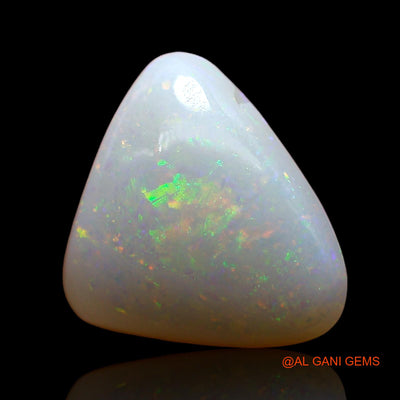 4.00 Cts Natural Australian Fire Opal Loose Gemstone Trillion Cabochon 11x10x5 mm AE-166