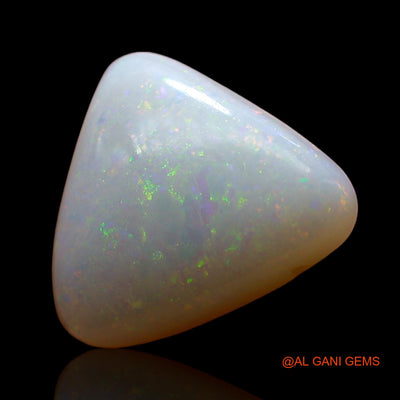 4.00 Cts Natural Australian Fire Opal Loose Gemstone Trillion Cabochon 11x10x5 mm AE-166