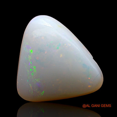 4.00 Cts Natural Australian Fire Opal Loose Gemstone Trillion Cabochon 11x10x5 mm AE-166