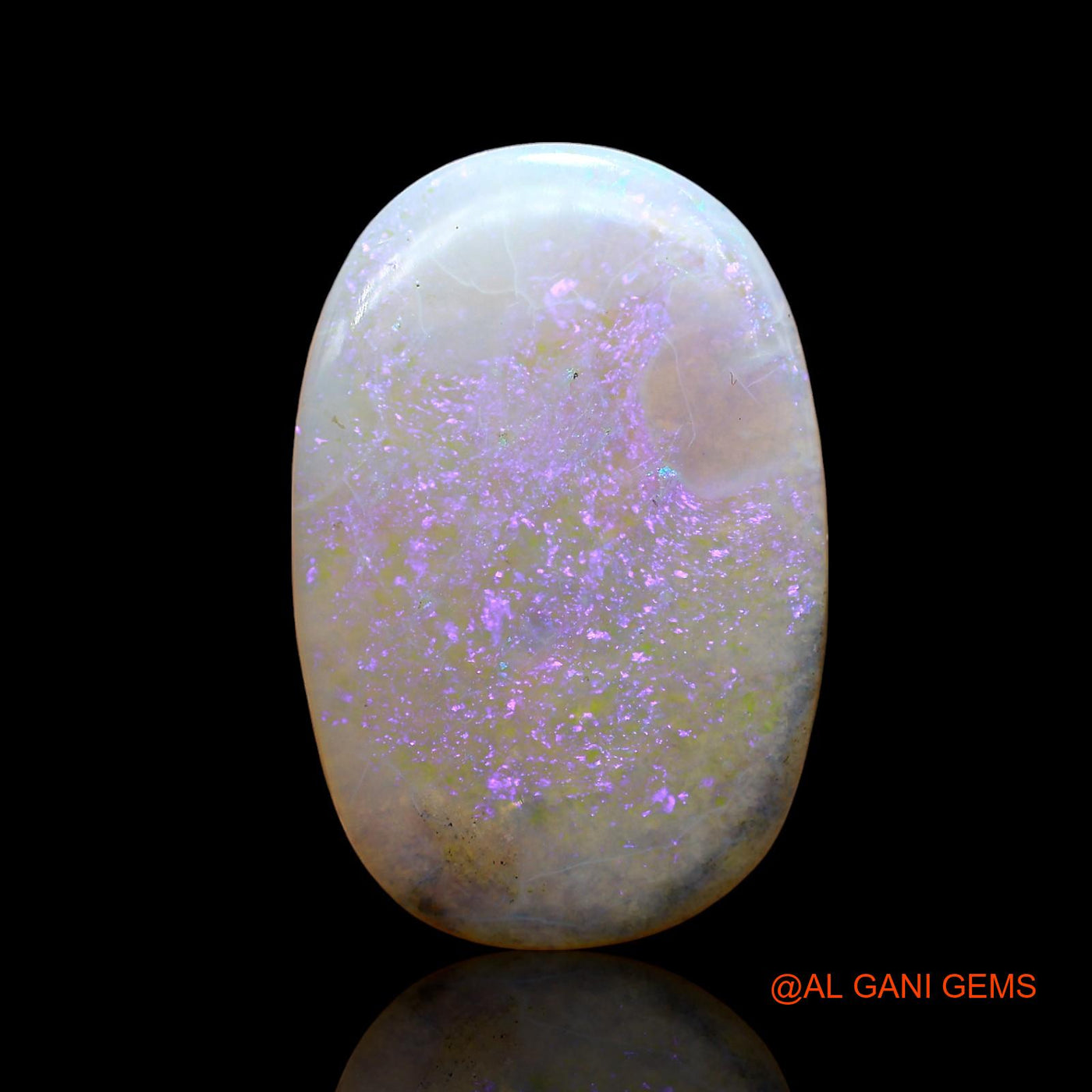 13.00 Cts Natural Australian Fire Opal Loose Gemstone Oval Cabochon 20x14x6 mm AE-16