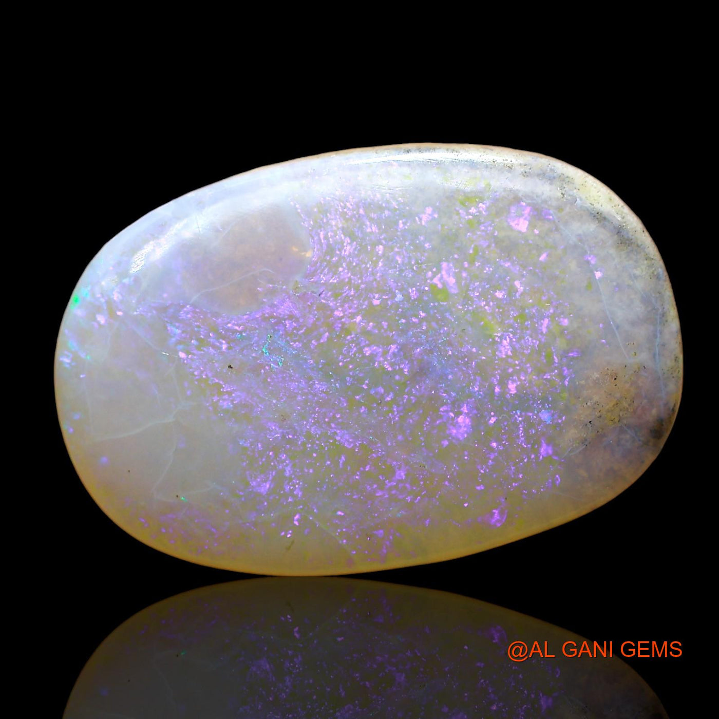 13.00 Cts Natural Australian Fire Opal Loose Gemstone Oval Cabochon 20x14x6 mm AE-16