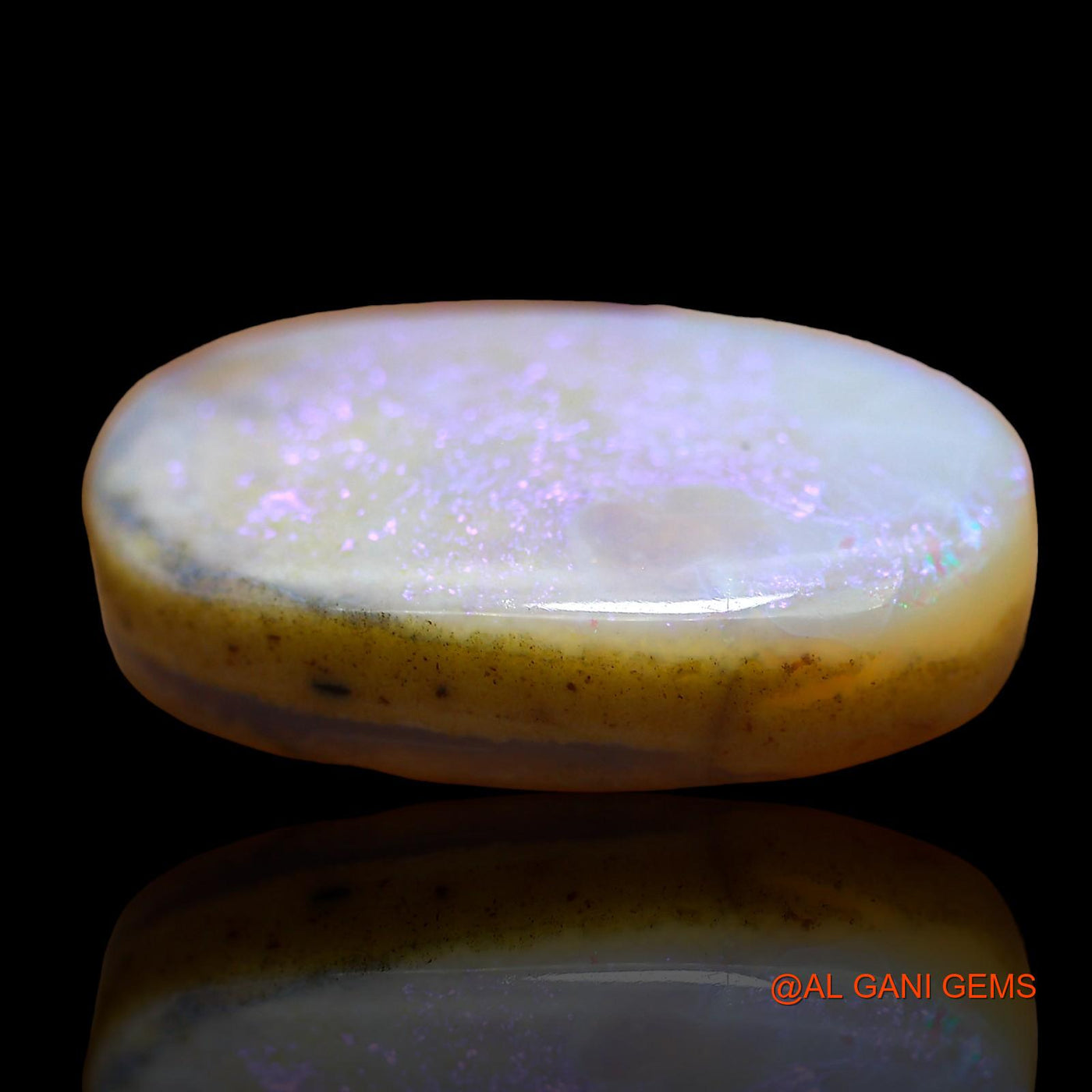 13.00 Cts Natural Australian Fire Opal Loose Gemstone Oval Cabochon 20x14x6 mm AE-16