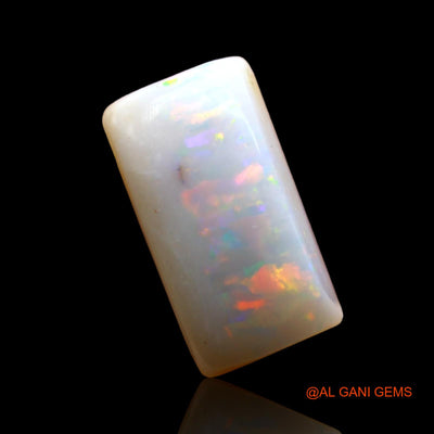 3.00 Cts Unheated Australian Fire Opal Loose Gemstone Square Cabochon Natural 12x7x4 mm AE-170
