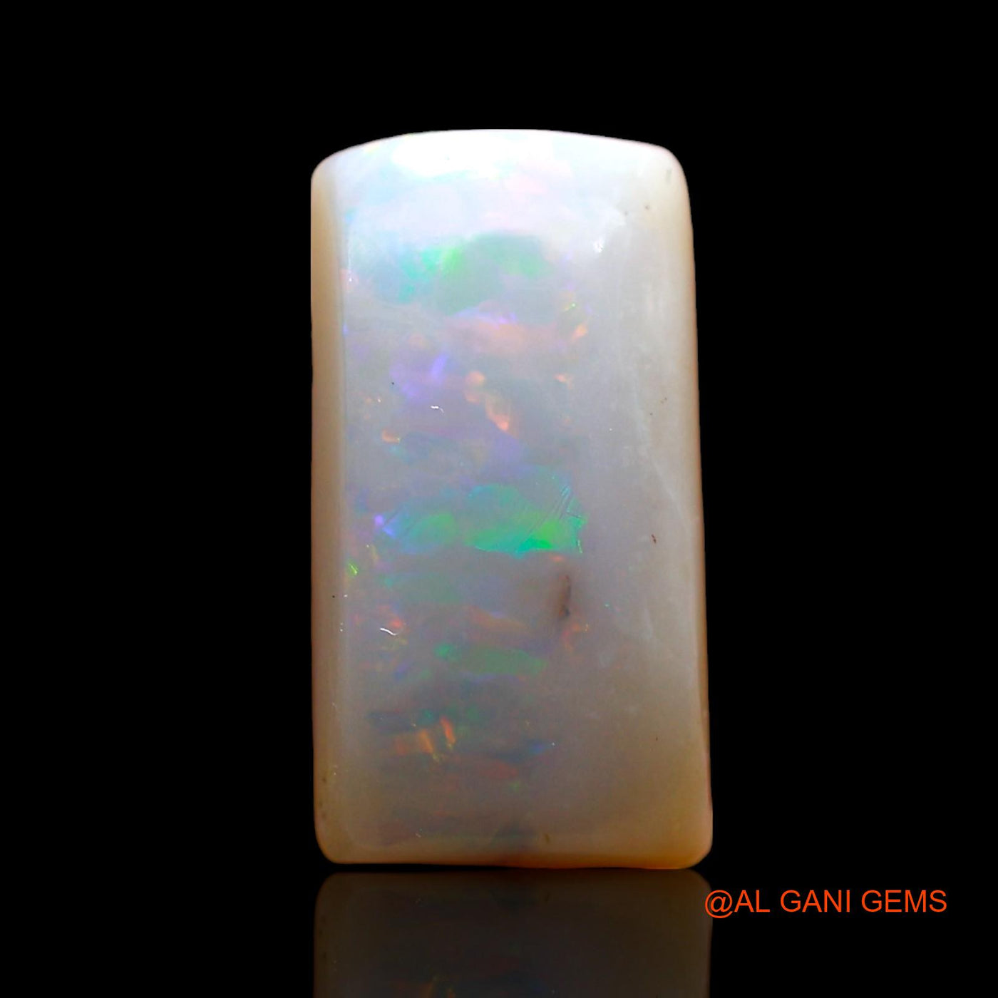 3.00 Cts Unheated Australian Fire Opal Loose Gemstone Square Cabochon Natural 12x7x4 mm AE-170