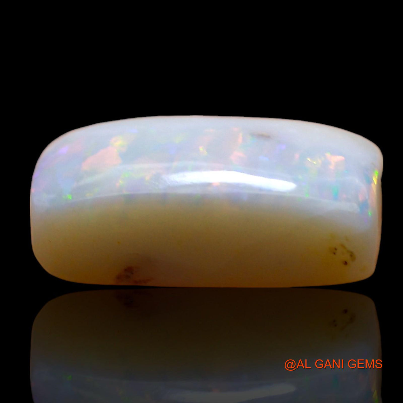 3.00 Cts Unheated Australian Fire Opal Loose Gemstone Square Cabochon Natural 12x7x4 mm AE-170