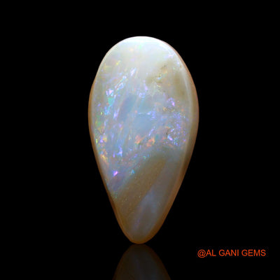 3.00 Cts Natural Australian Fire Opal Loose Gemstone Fancy Cabochon 14x7x4 mm AE-171