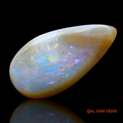 3.00 Cts Natural Australian Fire Opal Loose Gemstone Fancy Cabochon 14x7x4 mm AE-171