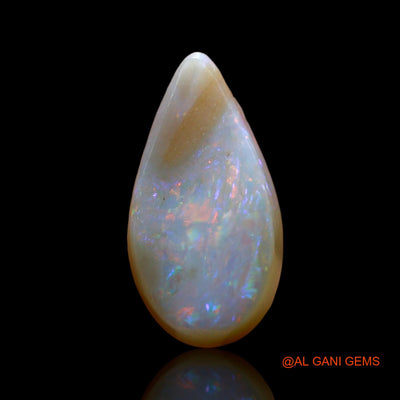3.00 Cts Natural Australian Fire Opal Loose Gemstone Fancy Cabochon 14x7x4 mm AE-171