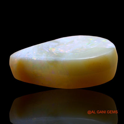 3.00 Cts Natural Australian Fire Opal Loose Gemstone Fancy Cabochon 14x7x4 mm AE-171