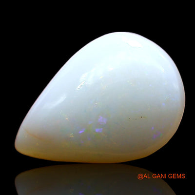 2.00 Cts Unheated Australian Fire Opal Loose Gemstone Pear Cabochon Natural 13x9x3 mm AE-172
