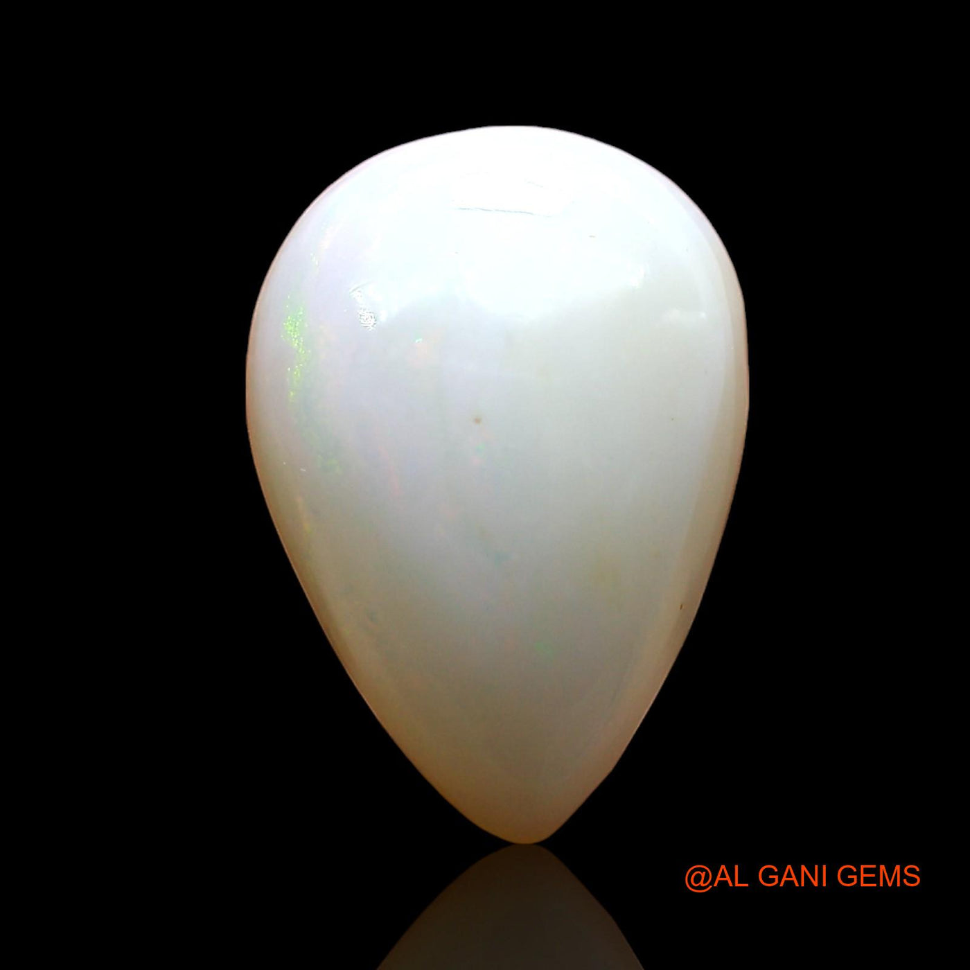 3.00 Cts Unheated Australian Fire Opal Loose Gemstone Pear Cabochon Natural 13x9x4 mm AE-173