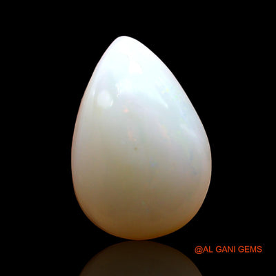 3.00 Cts Unheated Australian Fire Opal Loose Gemstone Pear Cabochon Natural 13x9x4 mm AE-173
