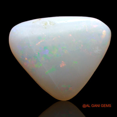 1.00 Cts Unheated Australian Fire Opal Loose Gemstone Trillion Cabochon Natural 11x10x2 mm AE-174