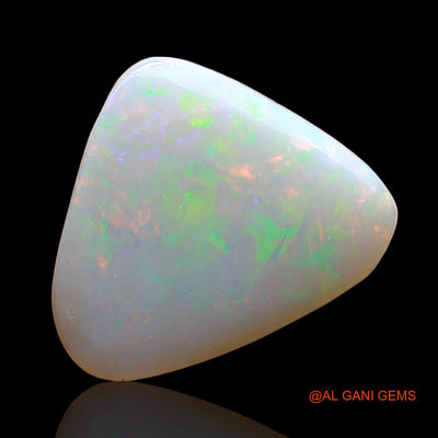 1.00 Cts Unheated Australian Fire Opal Loose Gemstone Trillion Cabochon Natural 11x10x2 mm AE-174
