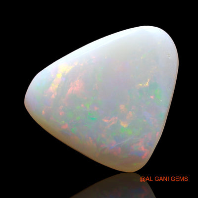 1.00 Cts Unheated Australian Fire Opal Loose Gemstone Trillion Cabochon Natural 11x10x2 mm AE-174