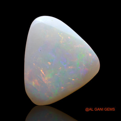1.00 Cts Unheated Australian Fire Opal Loose Gemstone Trillion Cabochon Natural 11x10x2 mm AE-174