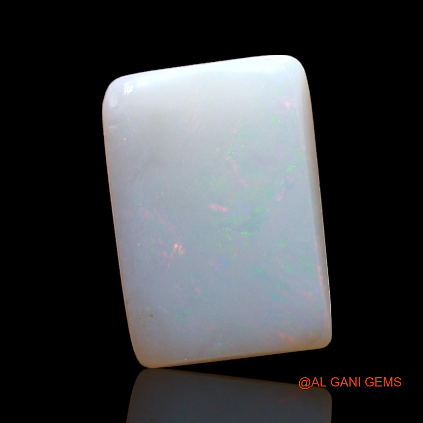 2.00 Cts Unheated Australian Fire Opal Loose Gemstone Square Cabochon Natural 11x8x2 mm AE-176