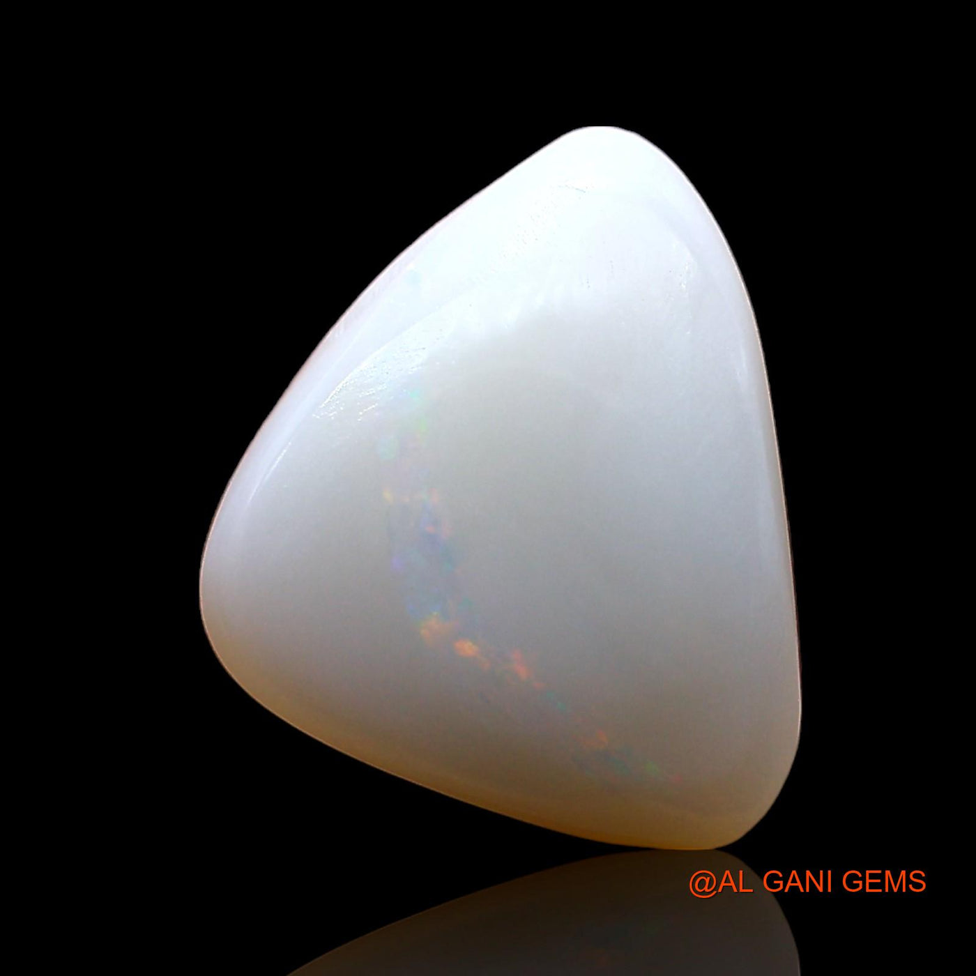 2.00 Cts Natural Australian Fire Opal Loose Gemstone Trillion Cabochon 12x10x4 mm AE-177