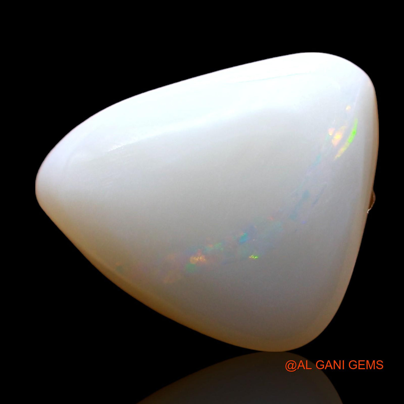 2.00 Cts Natural Australian Fire Opal Loose Gemstone Trillion Cabochon 12x10x4 mm AE-177