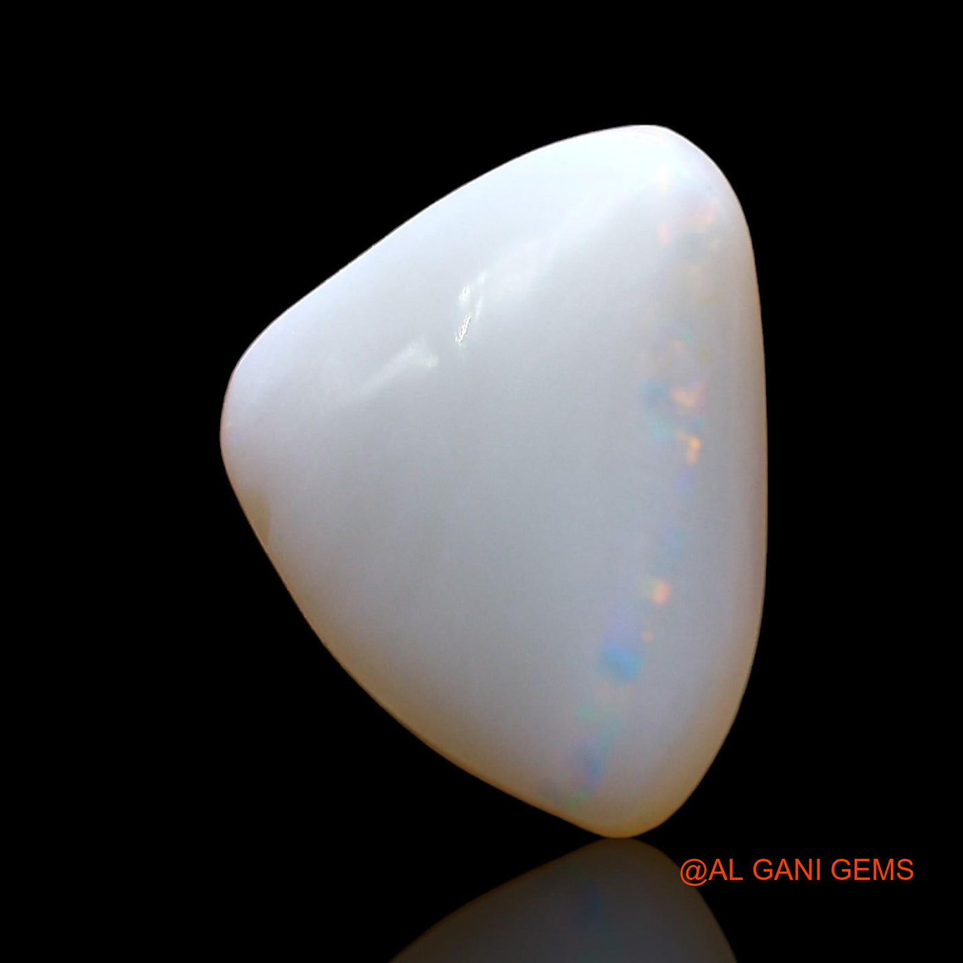 2.00 Cts Natural Australian Fire Opal Loose Gemstone Trillion Cabochon 12x10x4 mm AE-177