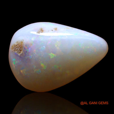 2.00 Cts Unheated Australian Fire Opal Loose Gemstone Pear Cabochon Natural 12x9x3 mm AE-179