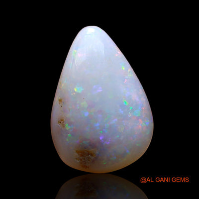 2.00 Cts Unheated Australian Fire Opal Loose Gemstone Pear Cabochon Natural 12x9x3 mm AE-179