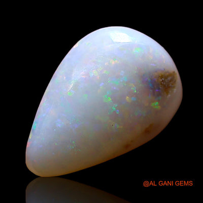 2.00 Cts Unheated Australian Fire Opal Loose Gemstone Pear Cabochon Natural 12x9x3 mm AE-179