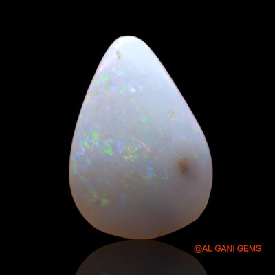 2.00 Cts Unheated Australian Fire Opal Loose Gemstone Pear Cabochon Natural 12x9x3 mm AE-179