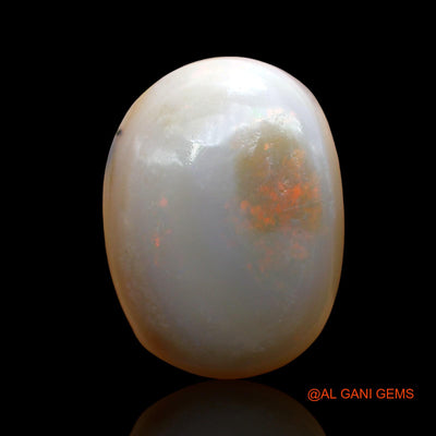 14.00 Cts Unheated Australian Fire Opal Loose Gemstone Oval Cabochon Natural 20x15x8 mm AE-17