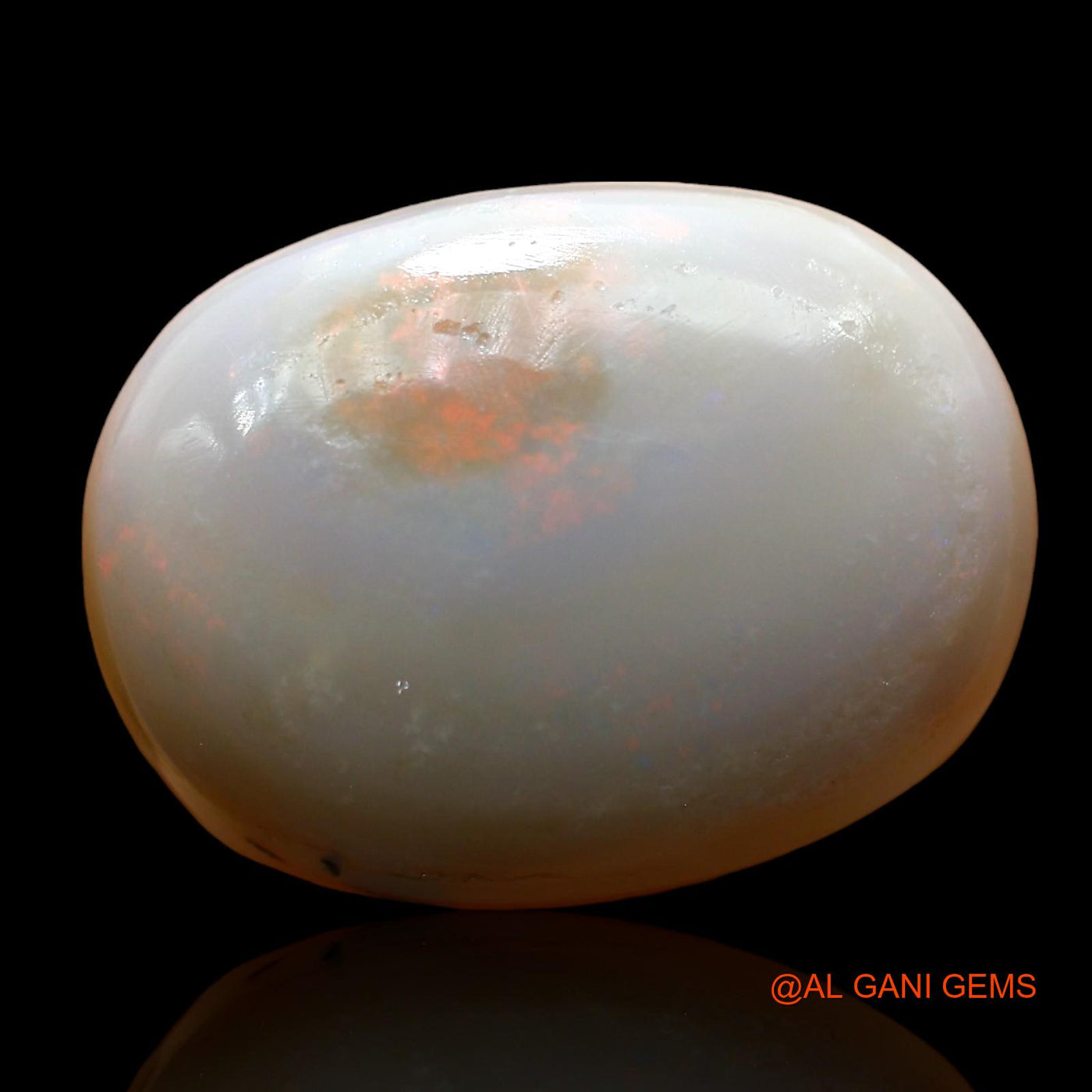 14.00 Cts Unheated Australian Fire Opal Loose Gemstone Oval Cabochon Natural 20x15x8 mm AE-17